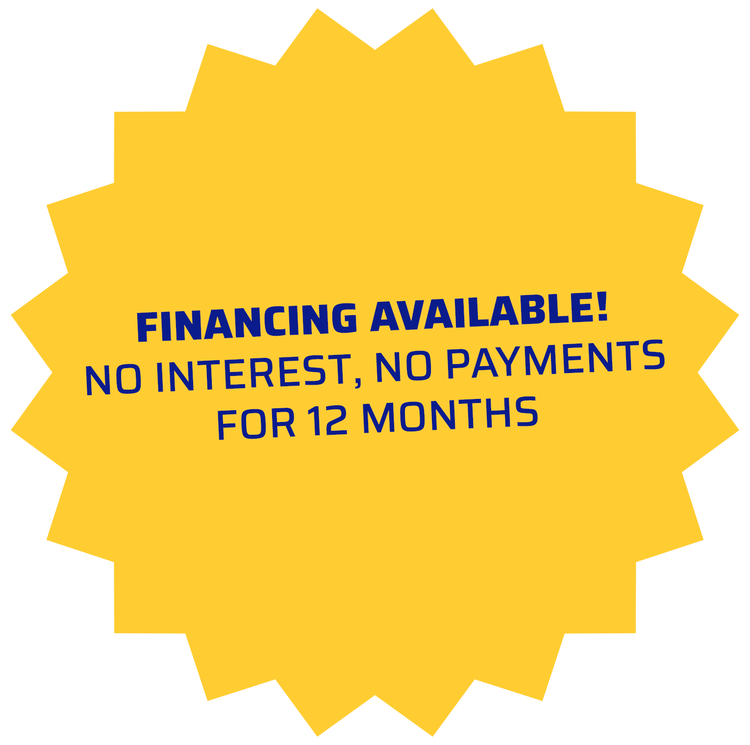 Financing Available graphic